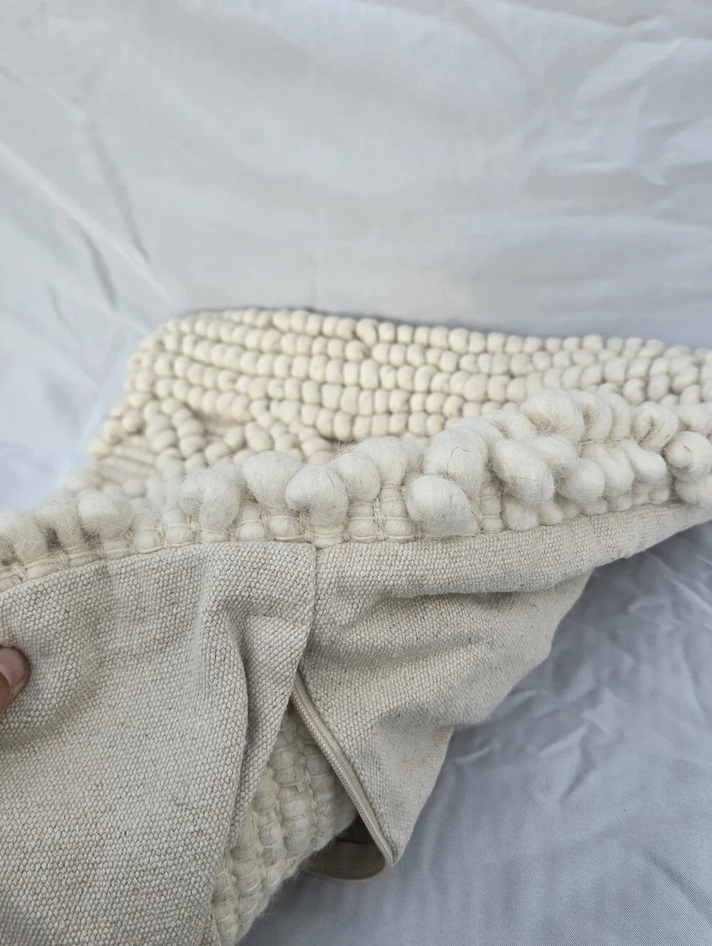 Quince Kai Wool 1 Pillow Cover Textured Boho
